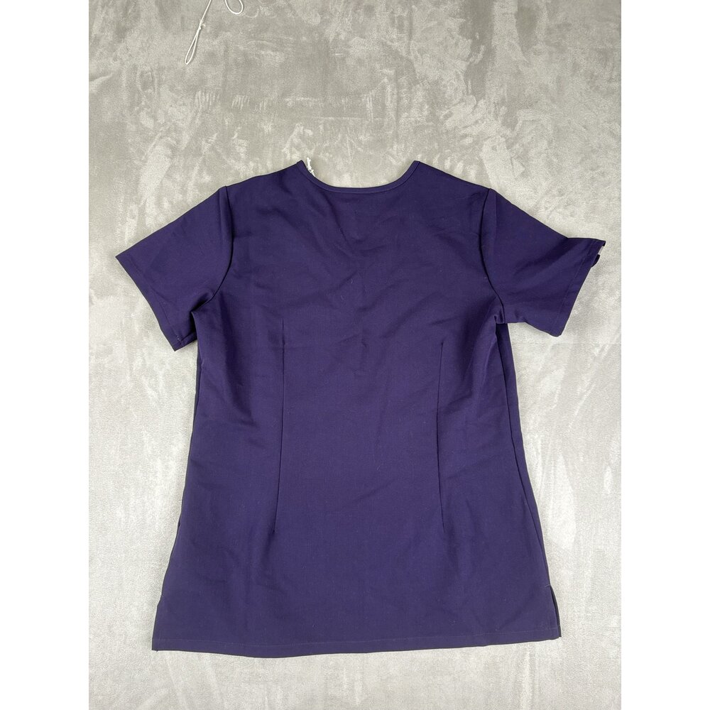 Figs Women's XS Scrub Set V-Neck Top & Jogger Pants - Deep Purple - Picture 3 of 14